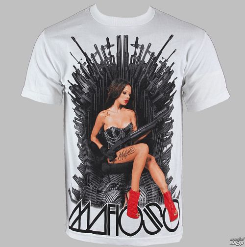 tričko pánske MAFIOSO - Throne - White - 1410