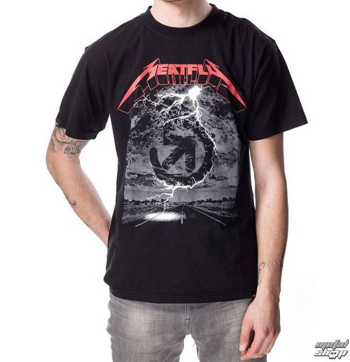 tričko pánske MEATFLY - METALICA A - Black