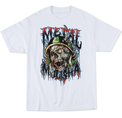 tričko pánske METAL MULISHA - DESTROYER - WHT