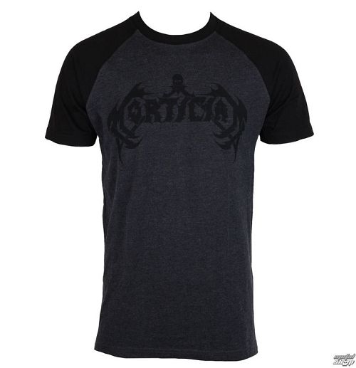 tričko pánske MORTICIAN - Charcoal/Black - u511_TS