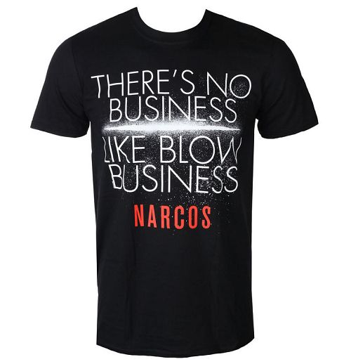 tričko pánske NARCOS - NO BUSINESS LIKE - PLASTIC HEAD - PH9755