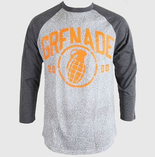 tričko pánske s dlhým rukávom - GRENADE - 2000 - White