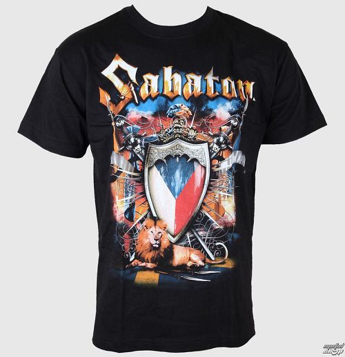 tričko pánske Sabaton - Swedisch - Black - CARTON - 484