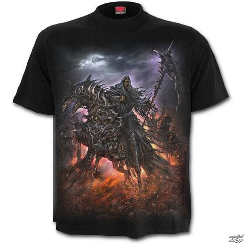 tričko pánske SPIRAL - 4 HORSEMEN - Black - T132M101