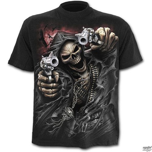 tričko pánske SPIRAL - Assassin - Blk - TR330600