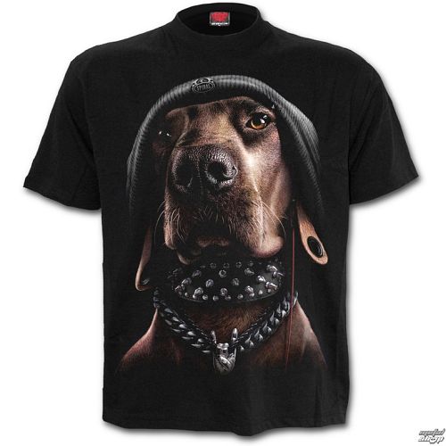 tričko pánske SPIRAL - DAWG - Black - F034M121