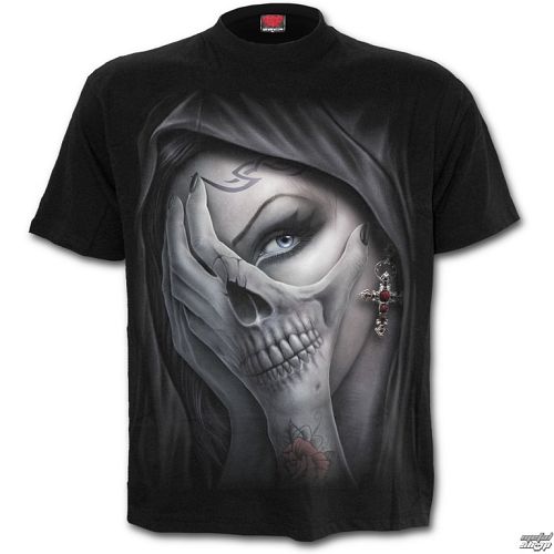 tričko pánske SPIRAL - DEAD HAND - Black - M022M101
