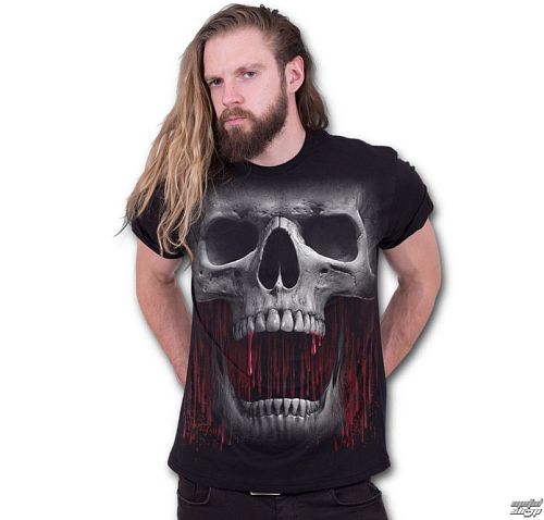 tričko pánske SPIRAL - DEATH ROAR - Black - T151M121