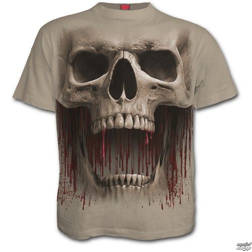 tričko pánske SPIRAL - DEATH ROAR - Stone - T151M124