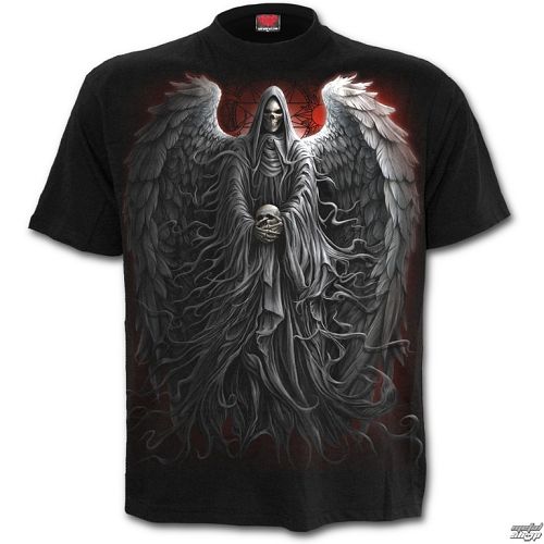 tričko pánske SPIRAL - DEATH ROBE - Black - M025M101