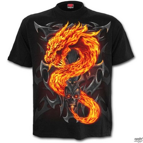 tričko pánske SPIRAL - Fire Dragon - T112M101