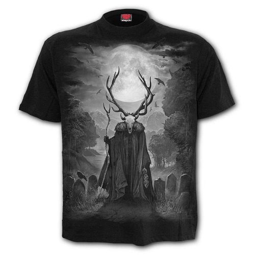 tričko pánske SPIRAL - HORNED SPIRIT - E027M101