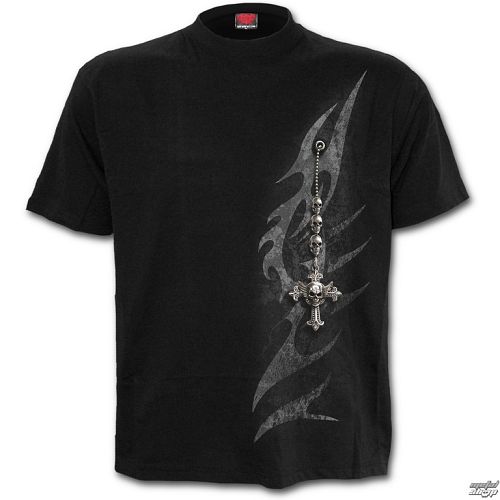 tričko pánske SPIRAL - TRIBAL CHAIN - Black - T135M101
