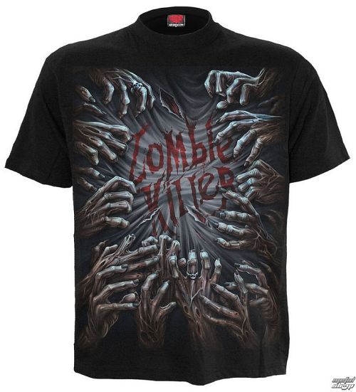 tričko pánske SPIRAL - ZOMBIE KILLER - BLK - TR378600