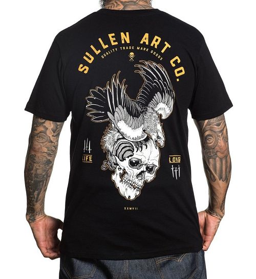 tričko pánske SULLEN - BLAQ EAGLE - BLACK - SCM1693_BK
