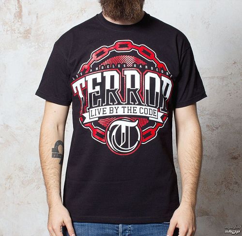 tričko pánske Terror - Chain - Black - BUCKANEER - 1706
