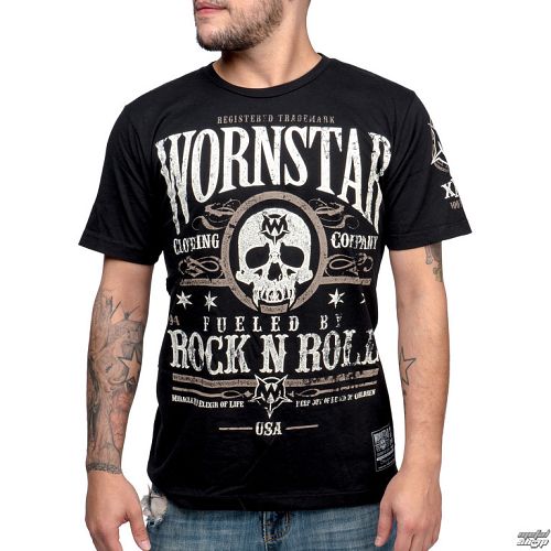tričko pánske WORNSTAR - Elixir - Black - WSUS-ELIX