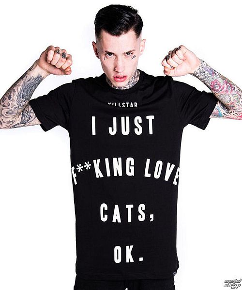 tričko (unisex) KILLSTAR - Cats - Black - KIL009