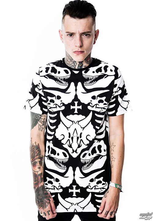 tričko (unisex) KILLSTAR - Dino - Black - KIL015