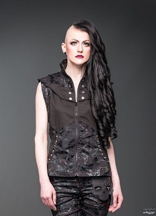 vesta dámska QUEEN OF DARKNESS - Black - VE1-004/15