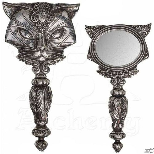 zrkadlo (dekorácia) ALCHEMY GOTHIC - Cat - V64