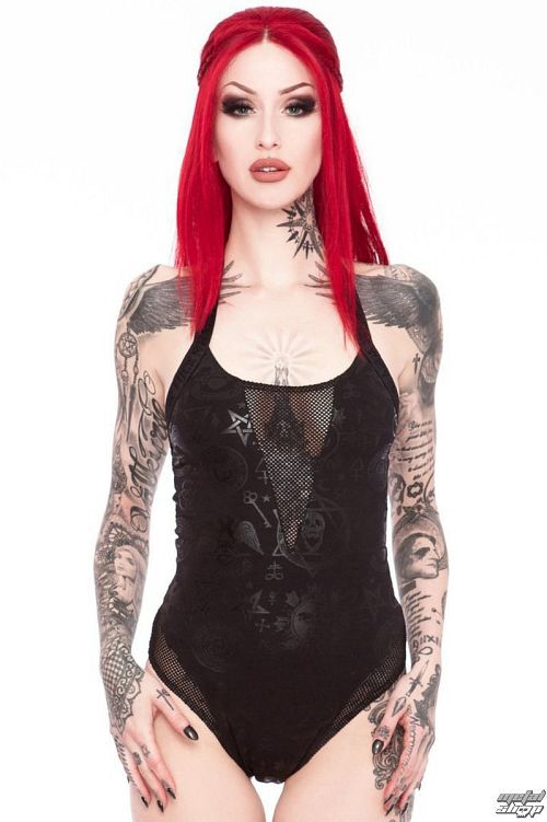 body dámske KILLSTAR - Morgana Workaholic - Black - K-BDY-F-2375