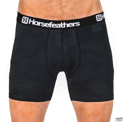 boxerky pánske HORSEFEATHERS - SIDNEY - BLACK CAMO - AA901T