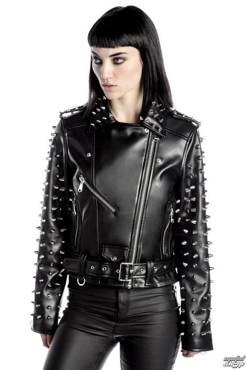 bunda dámska (křivák) KILLSTAR - Billie - Black - K-JKT-F-2571