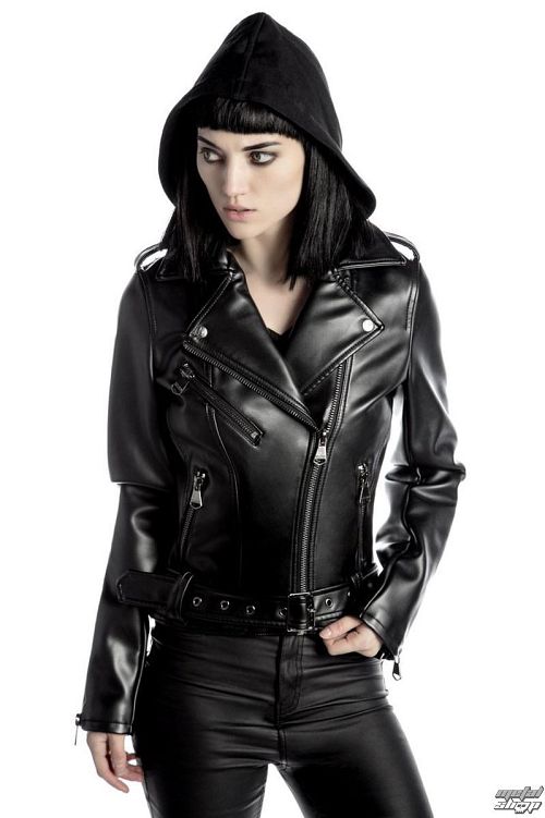 bunda dámska (křivák) KILLSTAR - Ruth Less Veganomicon Biker - Black - K-JKT-F-2427