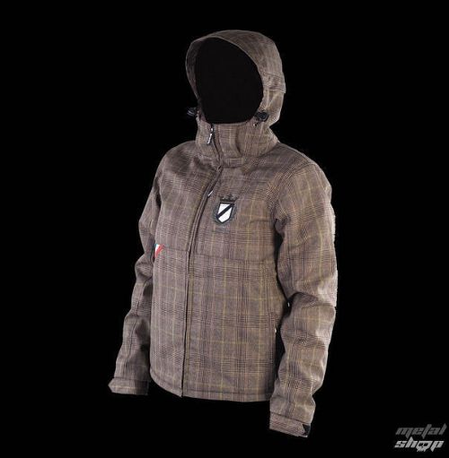 bunda dámska zimná (látková) MEATFLY - Polaroid ZOOM - B - BLACK-GREY Plaid