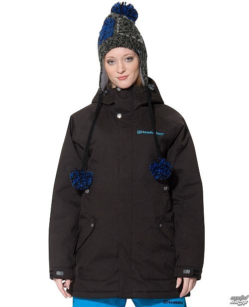 bunda dámska zimný (kabátik) HORSEFEATHERS - Nair - Black