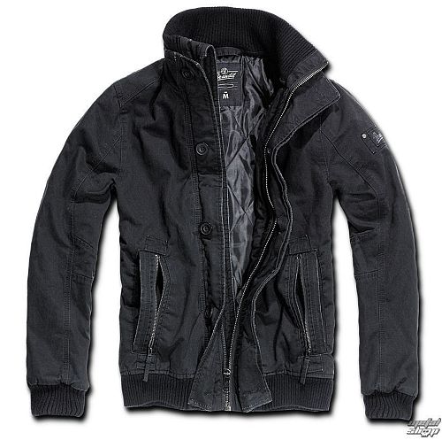 bunda pánska jarno-jesenná BRANDIT - Pike Road - Black- 3134/2