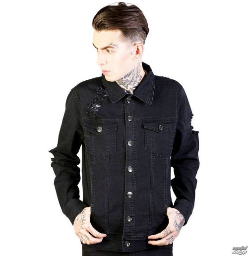 bunda pánska jarno/jesenná DISTURBIA - Noir - Black - DIS741