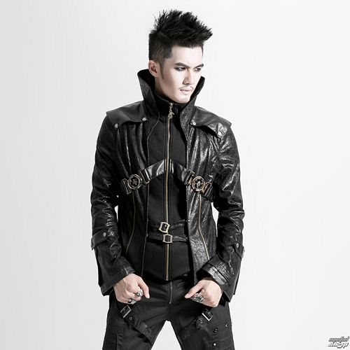 bunda pánska jarno/jesenná PUNK RAVE - SteamPunk - Y-254male-bk