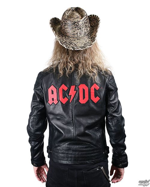 bunda pánska kožená AC/DC - LNTC BLACK - AD-17-MSJ-02