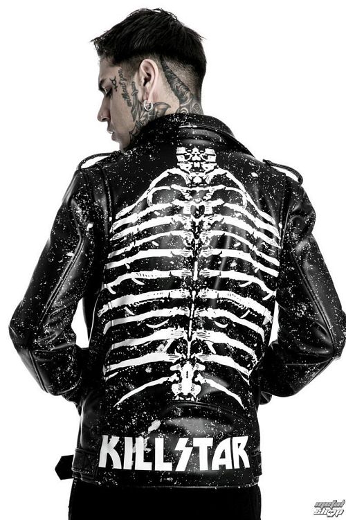 bunda pánska (křivák) KILLSTAR - Morgue Master - Black - K-JKT-M-2135
