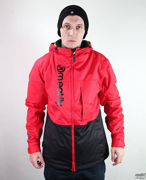 bunda pánska zimný -snb- MEATFLY - Marthus - F - RED-BLACK