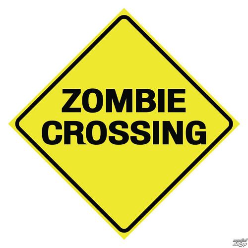 ceduľa Zombie Crossing - D2684G6