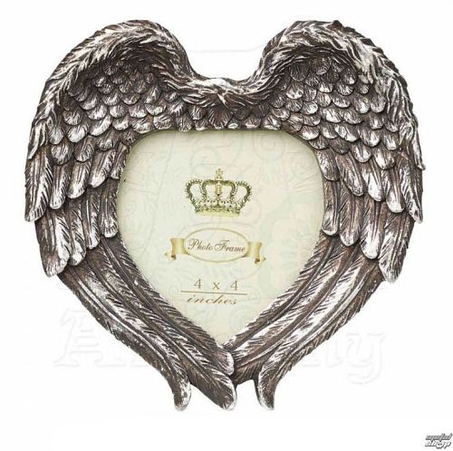 dekorácia (fotorámik) ALCHEMY GOTHIC - Winged Heart (Wings Closed) - SA7
