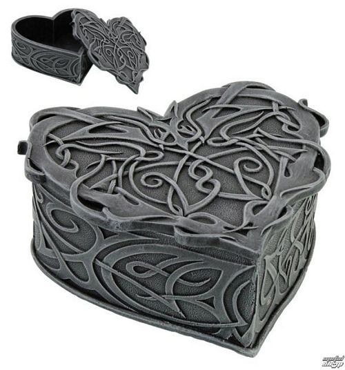 dekorácia (krabička) Celtic Heart - 766-9031