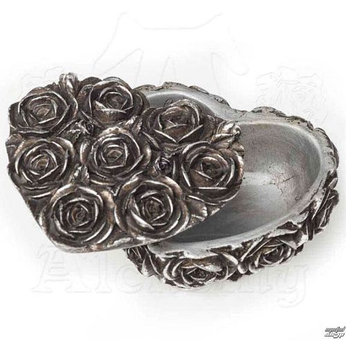 dekorácia (šperkovnica) ALCHEMY GOTHIC - Rose Heart - SA8