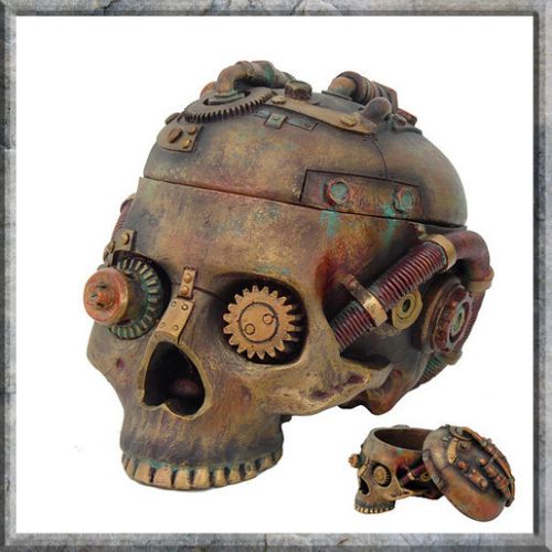 dekorácia Steampunk Skull - NEM2722