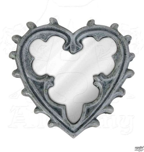 dekorácia (zrkadlo) ALCHEMY GOTHIC - Gothic Heart - V38