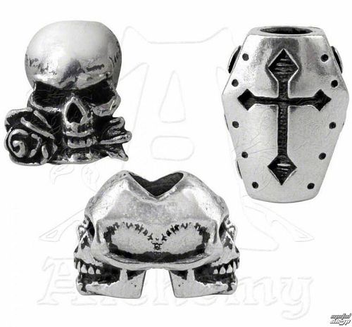 goráliky (3ks) na vlasy (fúzy) ALCHEMY GOTHIC - Janus / Coffin / Alchemist - ABR1