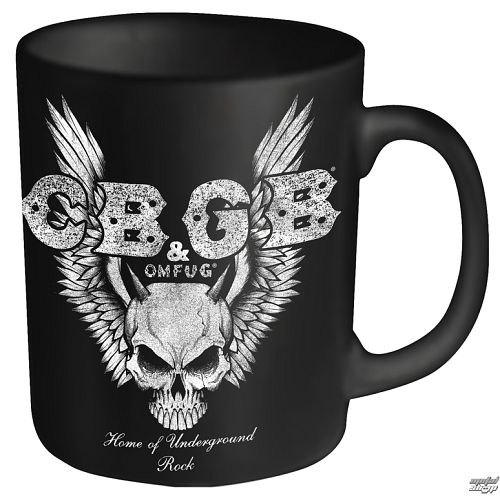 hrnček CBGB - Skull Wings - PLASTIC HEAD - PHMUG431