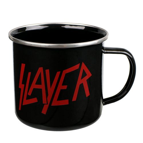 hrnček (plecháčik) Slayer - Logo - EMUGSL1