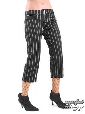 kalhoty dámské 3/4 Mode Wichtig - Zip Slacks Pin Stripe - M-1-70-050-01