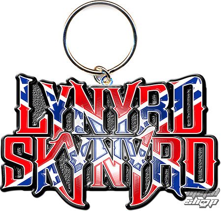 kľúčenka - prívesok Lynyrd Skynyrd (Flag Logo) - ROCK OFF - LSKEY02