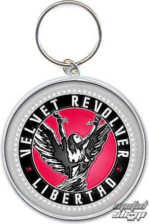 kľúčenka - prívesok Velvet Revolver (Circle Logo) - ROCK OFF - VELVKEY03