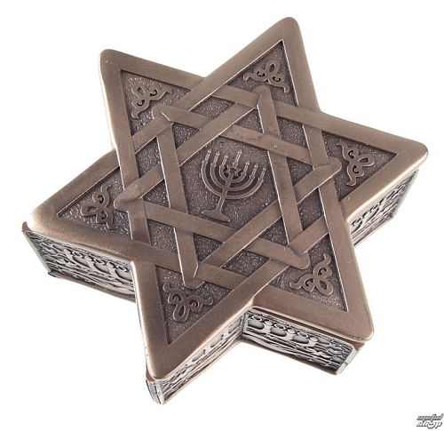 krabička (dekorácia) Star of David & Menorah - G1522D5
